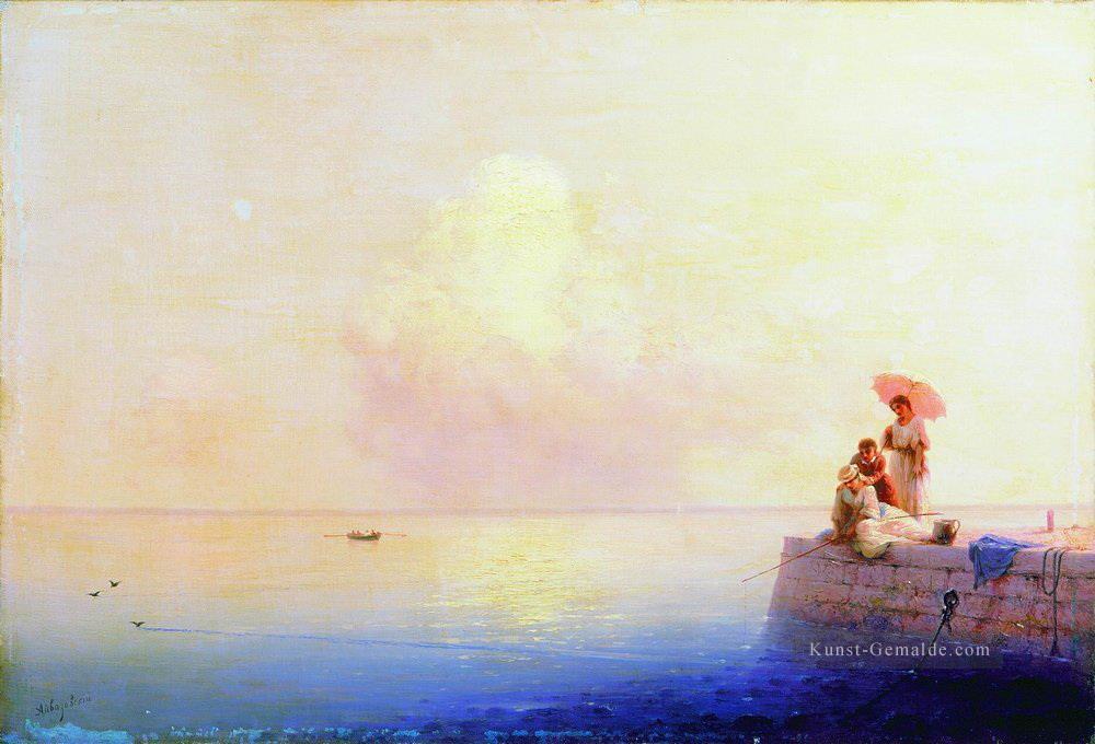 ruhig Meer 1879 Verspielt Ivan Aiwasowski russisch Ölgemälde